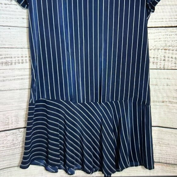 Amour Vert Dress Womens Size Medium Silk Striped Made in USA - Picture 6 of 6